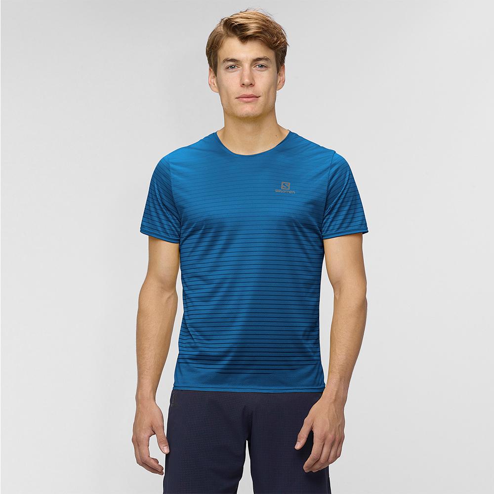 Salomon T shirts Canada Black Friday - Salomon Men's SENSE M Blue