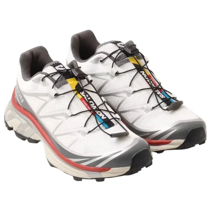 SALOMON x ATMOS XT-6 “White Castlerock Haute Red”