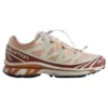 Salomon x Kith XT-6 GTX GORE-TEX Cream Pink Red