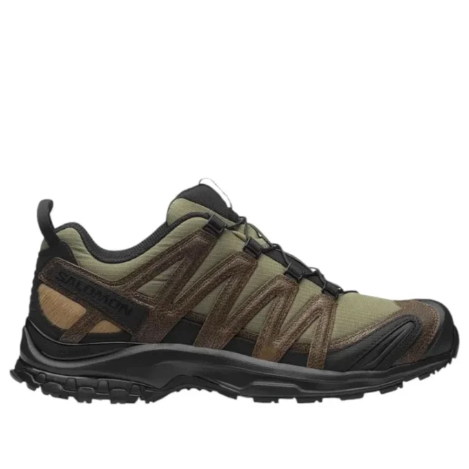 Salomon XA Pro 3D Distressed Leather “Dark Earth Black”