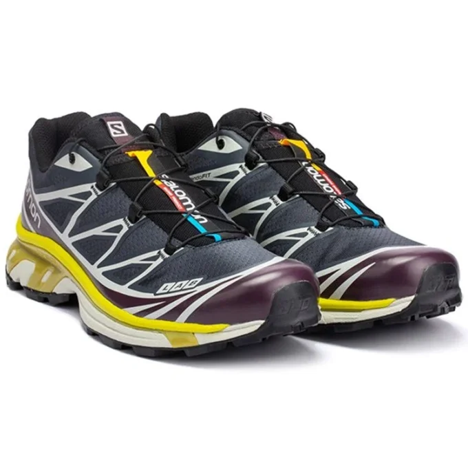 Salomon XT-6 Trail “Black Purple Yellow”